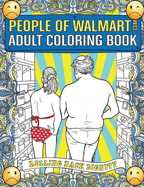 Photos of People at Walmart Coloring Book